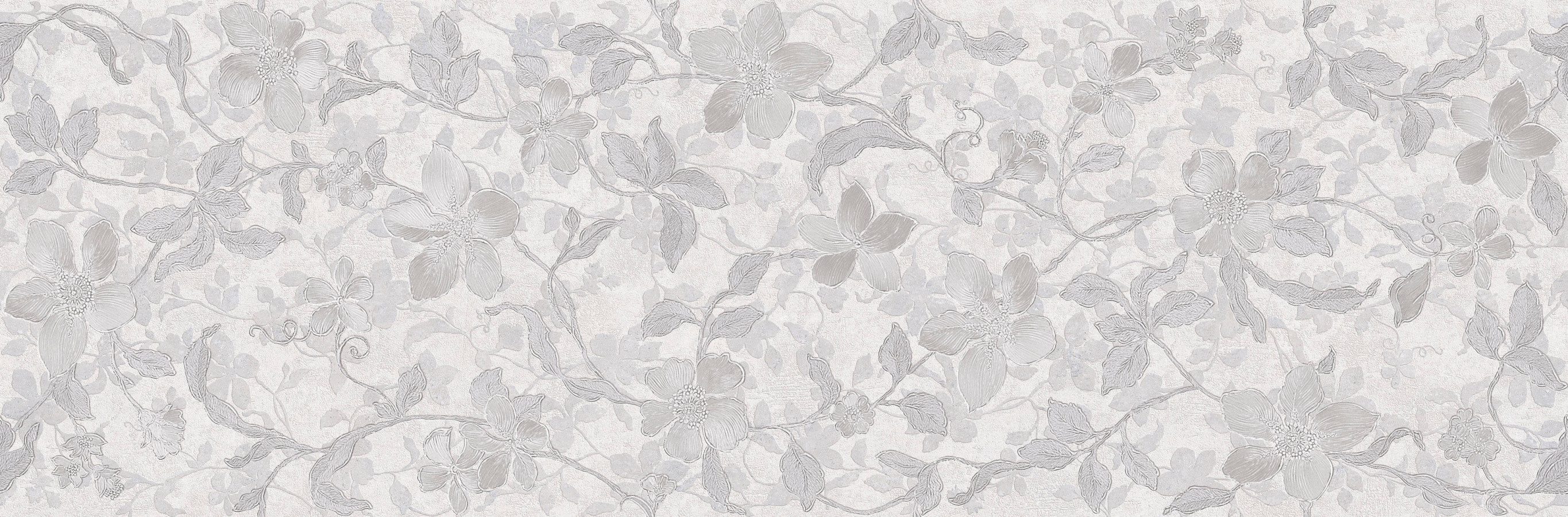 Плитка настенная 90x30 10мм Microcemento Floral Blanco матовая Emigres