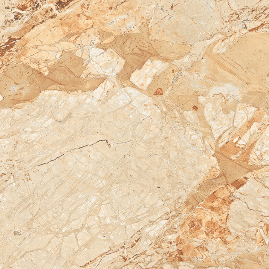 Керамогранит 60x60 Breccia Aurora Gold Polished бежевый мрамор Italica