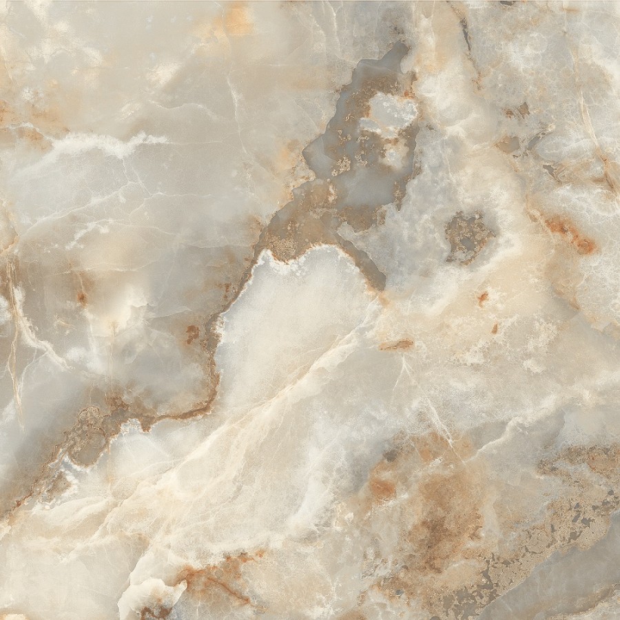 Керамогранит 80x80 Abside Brown Polished полированная коричневый оникс Italica