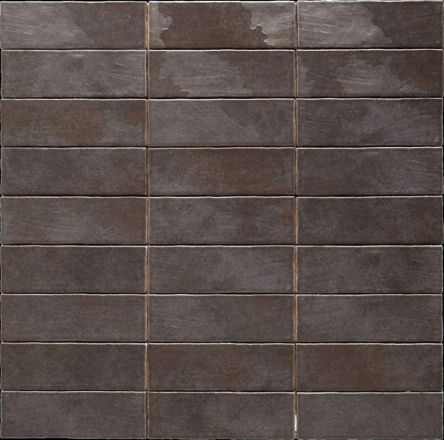 Керамогранит 20x7 7.3мм Korfu Black глянцевая, матовая Mainzu