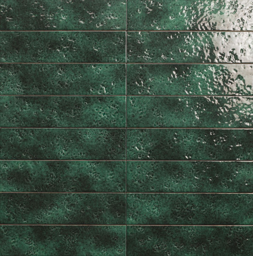 Плитка 30x8 Amalfi Cipresso глянцевая, структурная Mainzu