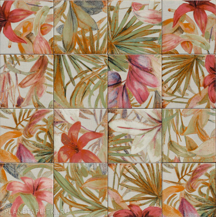 Декор 15x15 Murales Optym Decor Bangkok глянцевая Mainzu