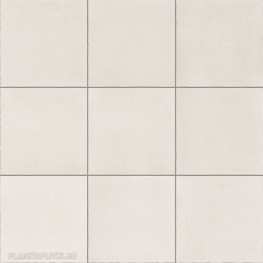 Керамогранит 20x20 9мм Nostalgy White матовая Mainzu