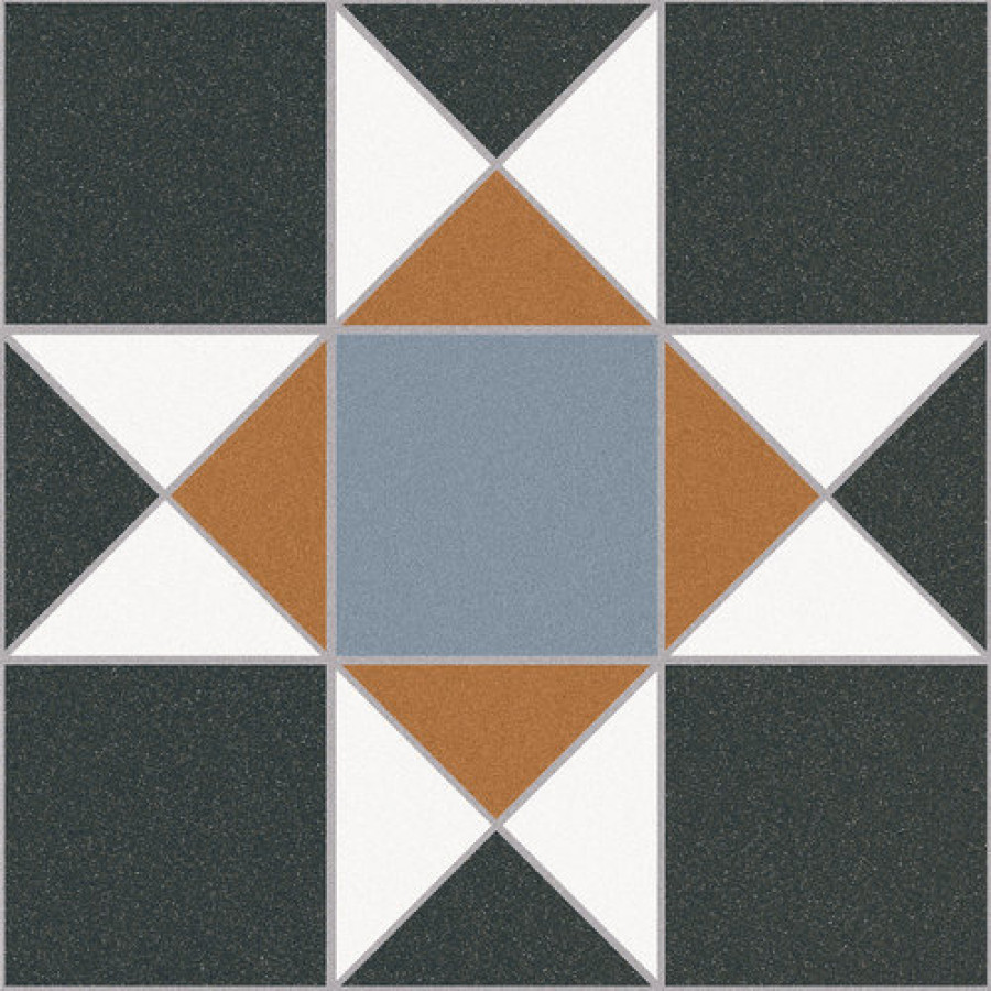 Плитка Hv-2 14645 матовая темно-серый 33x33 Peronda