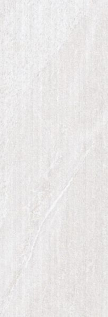 Плитка Alchemy Pearl Textured R 37866 с рельефом белый камень 100x33 Peronda