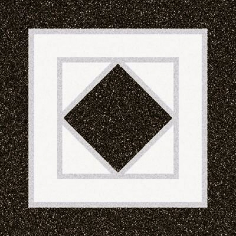 Плитка 11x11 Thv-12 14685 матовая черно-белый Peronda
