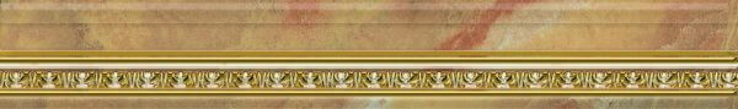 Плитка 24x4 Sublime Moldura relieve бордюр настенный глянцевая бежевый Unicer