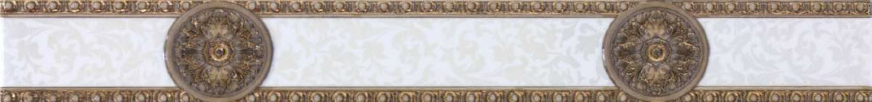 Плитка 58x7 Listello sublime бордюр настенный глянцевая белый Unicer