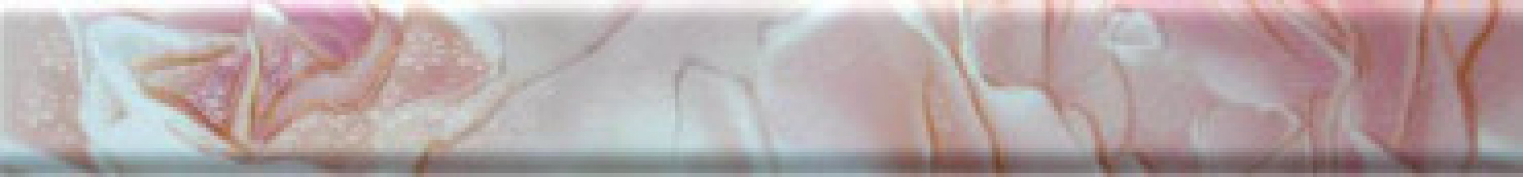 Плитка 58x7 Reality Cenefa rosa бордюр настенный матовая розовый Unicer