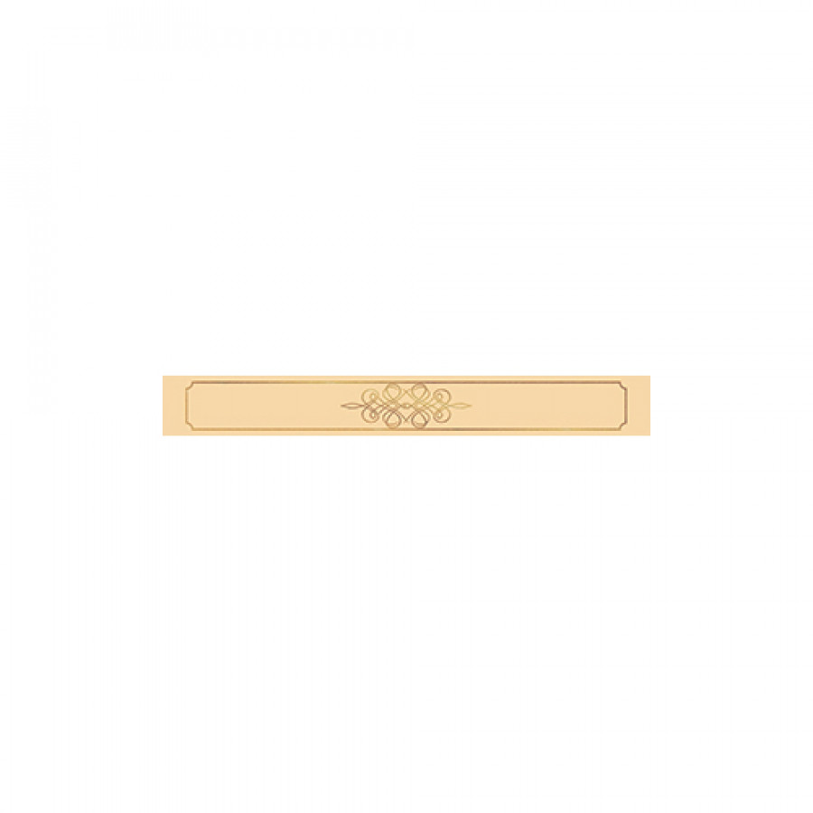 Плитка бордюр 6x51 Бордюр ELISSA SABBIA BELLO 1c глянцевая Керлайф