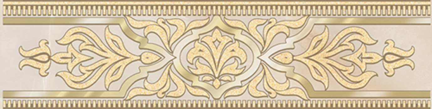 Плитка декор 8x32 Бордюр ONICE RIO PESCO глянцевая Керлайф