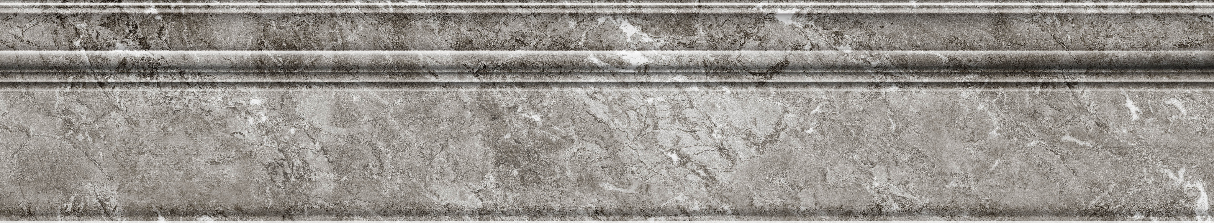 Плитка декор 90x16 GRAY плинтус 892 Amina глянцевая черный Eurotile