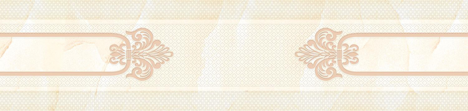 Плитка фриз 30x7 бордюр 601 Marbelia глянцевая бежевый Eurotile
