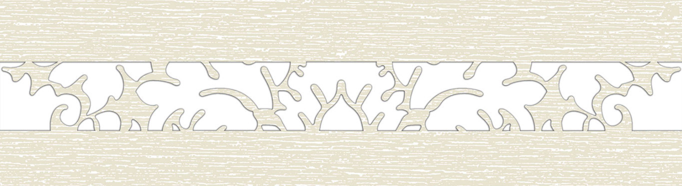 Плитка фриз 25x7 бордюр 337 Queen матовая комбинированный Eurotile