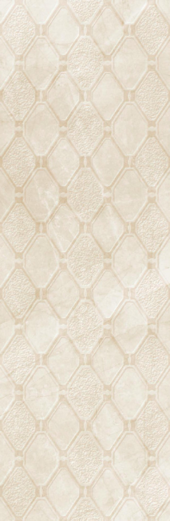Плитка настенная 90x30 12мм LIGHT рельеф ромб 162-DIX1BG Diamonds глянцевая бежевый Eurotile