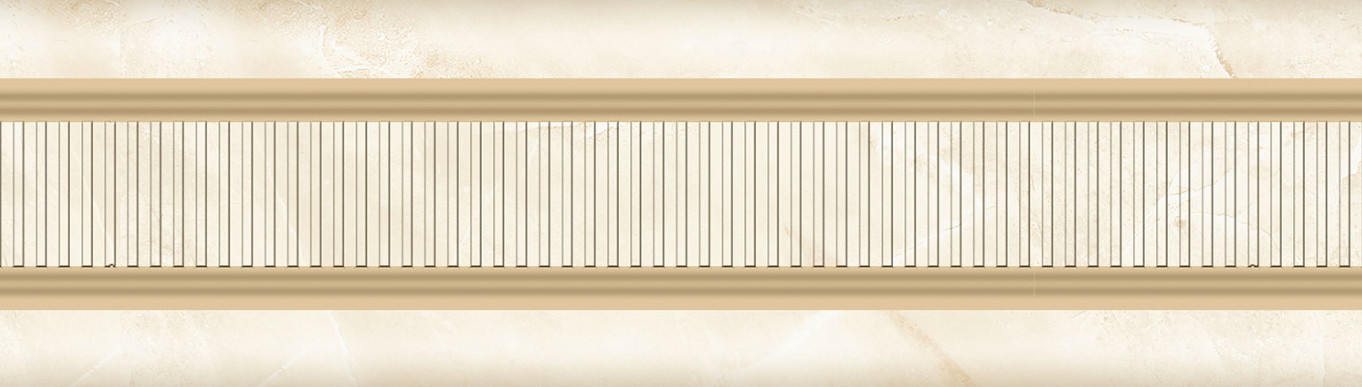 Плитка декор 30x9 бордюр 552 Ermitage глянцевая бежевый Eurotile