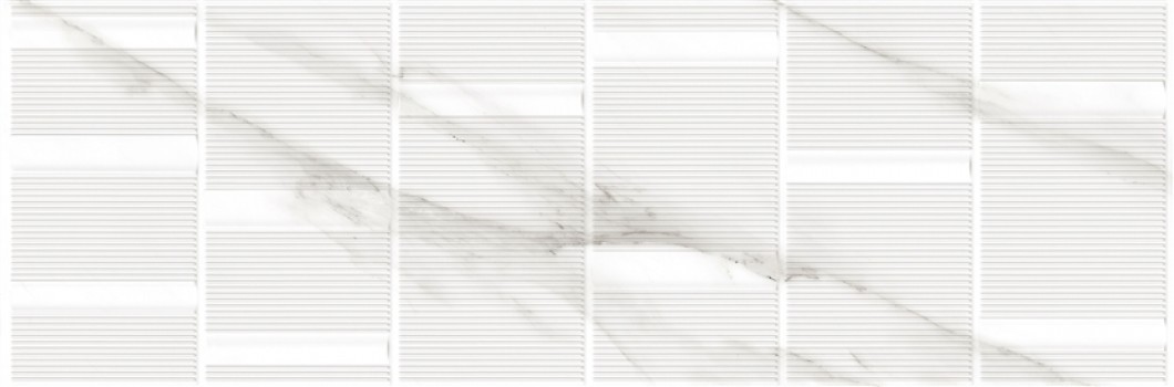 Плитка настенная 100x33 12мм МЭДИСОН рельеф матовый 251 Madison матовая черный Eurotile