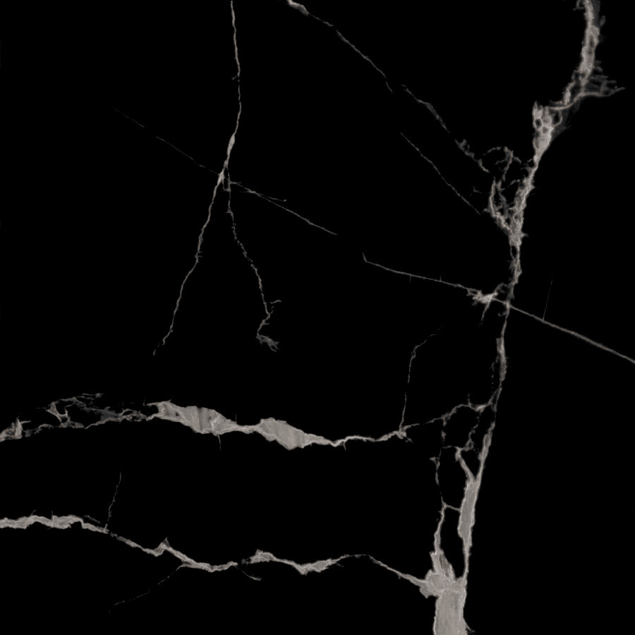 Керамогранит 60x60 9мм Black Pol 7930138705122 Statuario Fond полированная белый Eurotile Rus