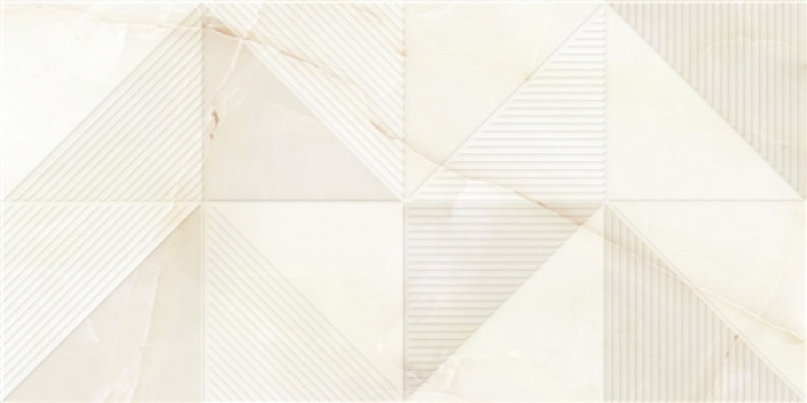 Плитка настенная 60x30 9мм Cream Decor Milena глянцевая Eurotile Rus