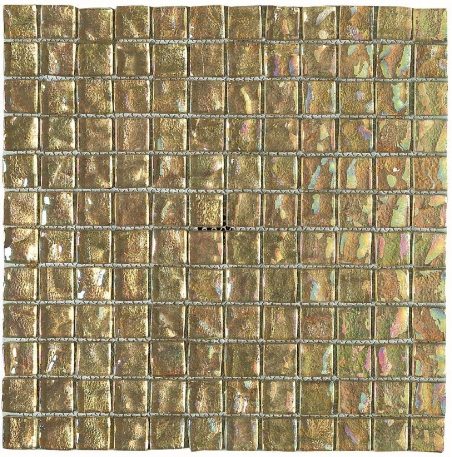 Мозаика 30x30 Cayman Champange глянцевый под стекло золото 8мм 185643 Dune
