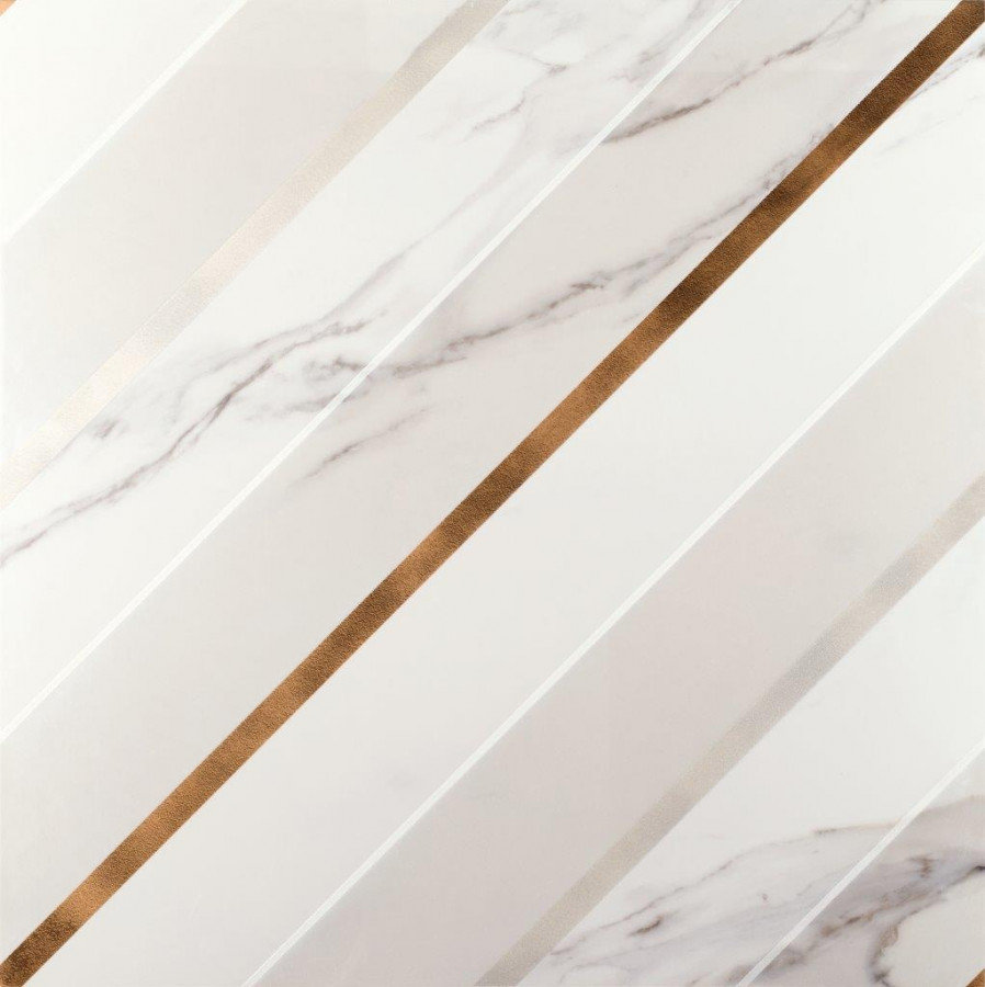 Керамогранит 60x60 Bella Satin матовый под мрамор белый 9мм 188229 Dune
