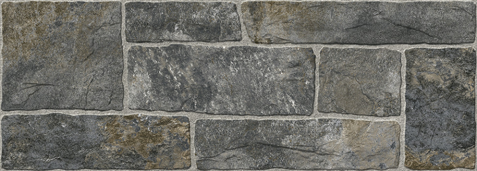 Керамогранит 89x32 Maestrat Dark матовая камень черный Hdc Porcelanicos