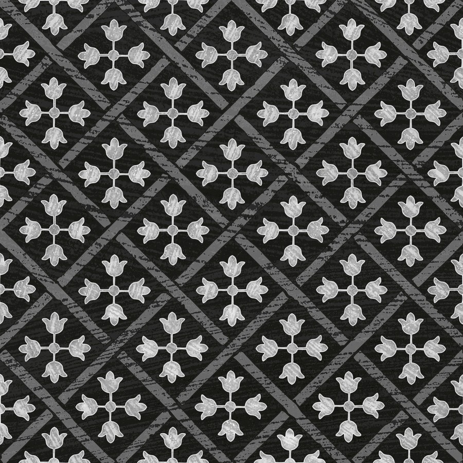 Керамогранит универсальная 18x18 8мм Guadalupe Black матовая Monopole