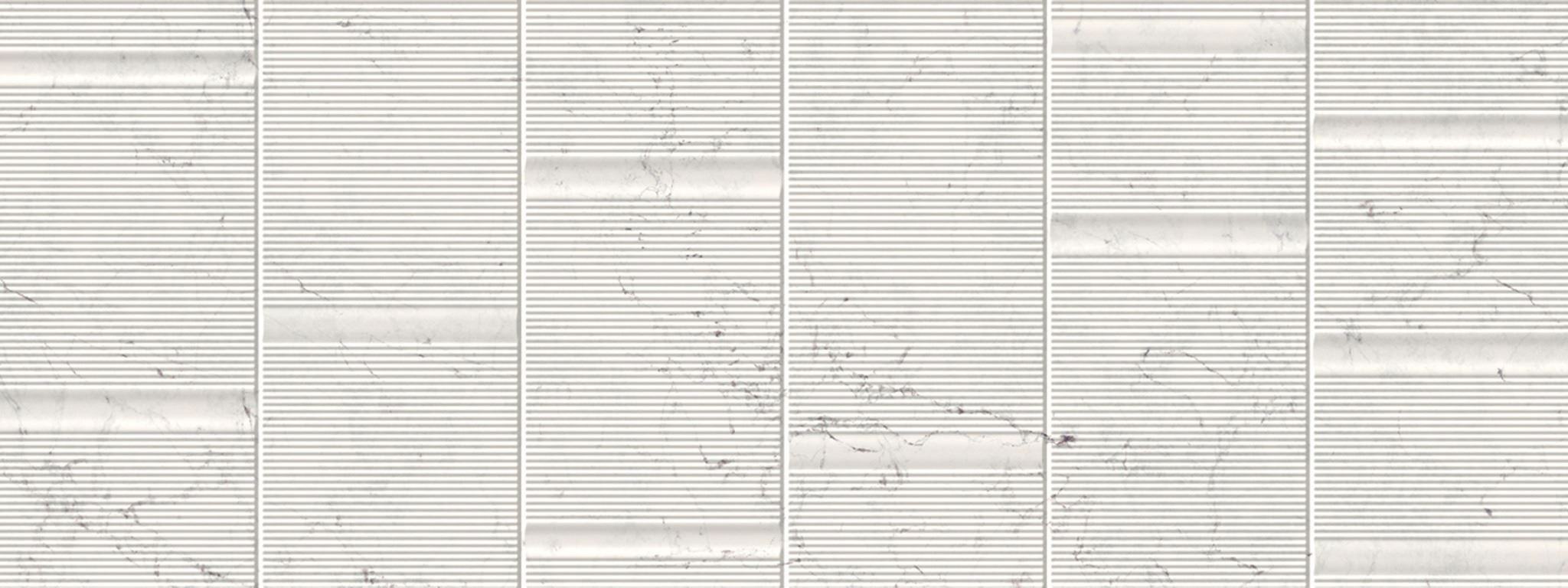 Плитка настенная 120x45 Fontana Matt Brooklyn матовый под мрамор белый 11мм 100330275 Porcelanosa