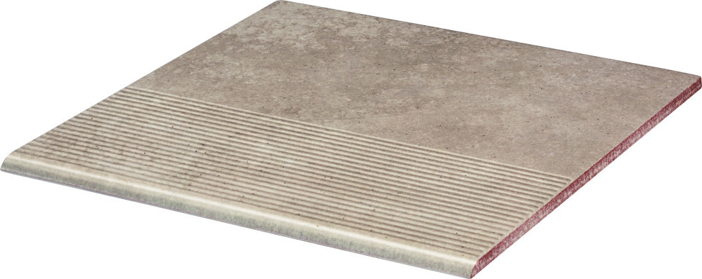 Плитка 30x30 9мм Viano Beige Stopnica Prosta B1a матовая Ceramika Paradyz