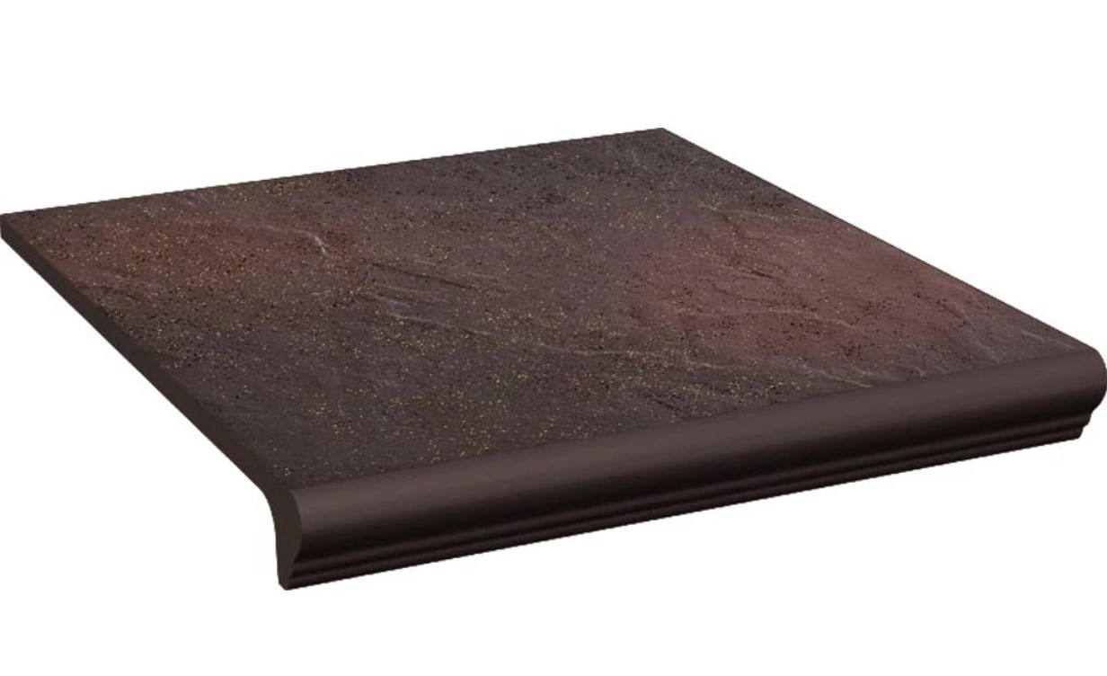 Плитка капинос 33x30 11мм Semir Rosa kapinos stopnica prosta B1a матовая Ceramika Paradyz