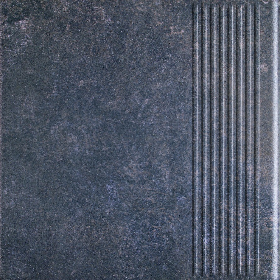 Плитка ступень 30x30 9мм Viano Antracite Stopnica Prosta матовая Ceramika Paradyz