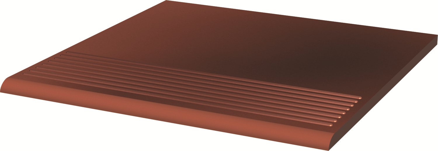 Плитка ступень 29x29 9мм Клауд Роза матовая Ceramika Paradyz