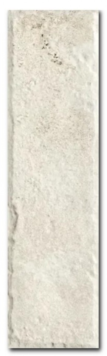 Плитка фасадная 24x6 7мм Скандиано белая матовая Ceramika Paradyz