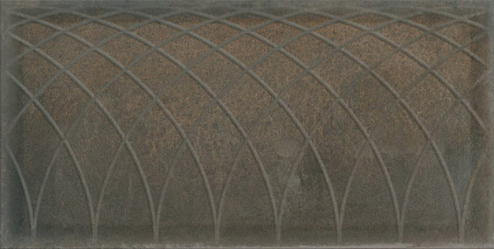 Плитка настенная 90x45 Serra Curves Oxide Brown 8002174 Atlantic Tiles