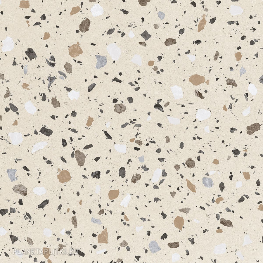 Керамогранит 58x58 10мм Padua Bone Satinado Rect. сатинированная El Molino