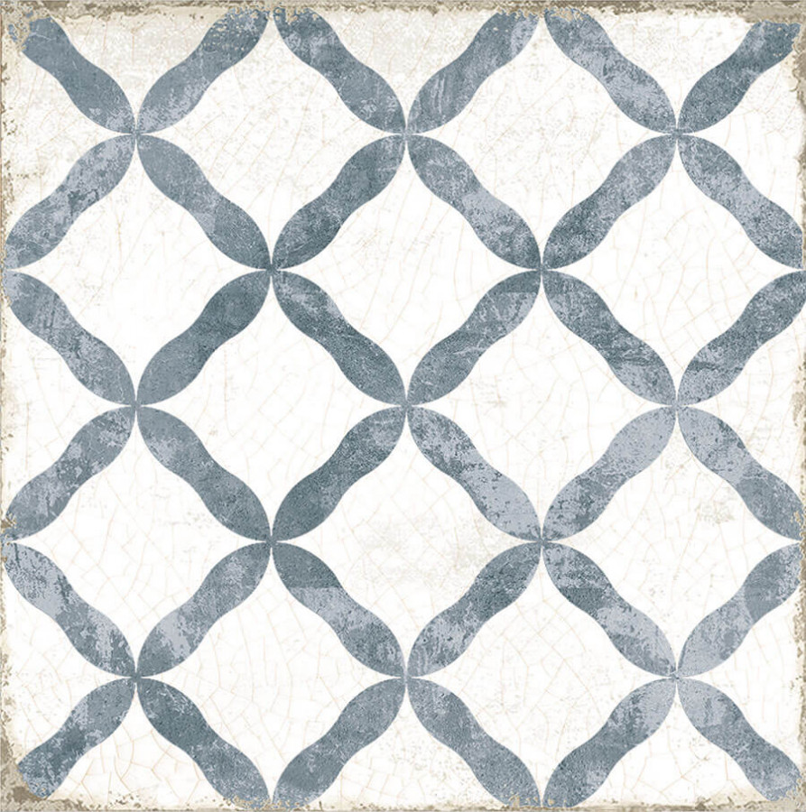 Керамогранит 20x20 10мм Grafton Dorset blue s сатинированная бежево-белый Nanda Tiles