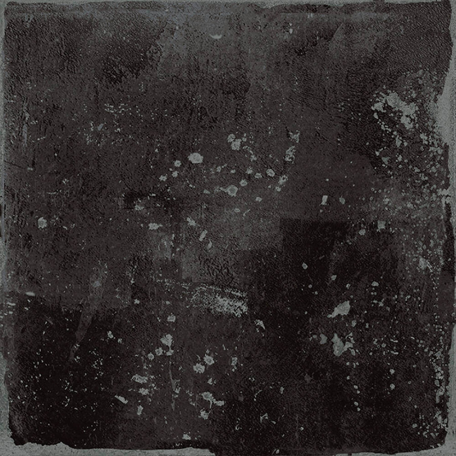 Керамогранит 15x15 8.5мм Florentina Sibby black сатинированная серый Nanda Tiles