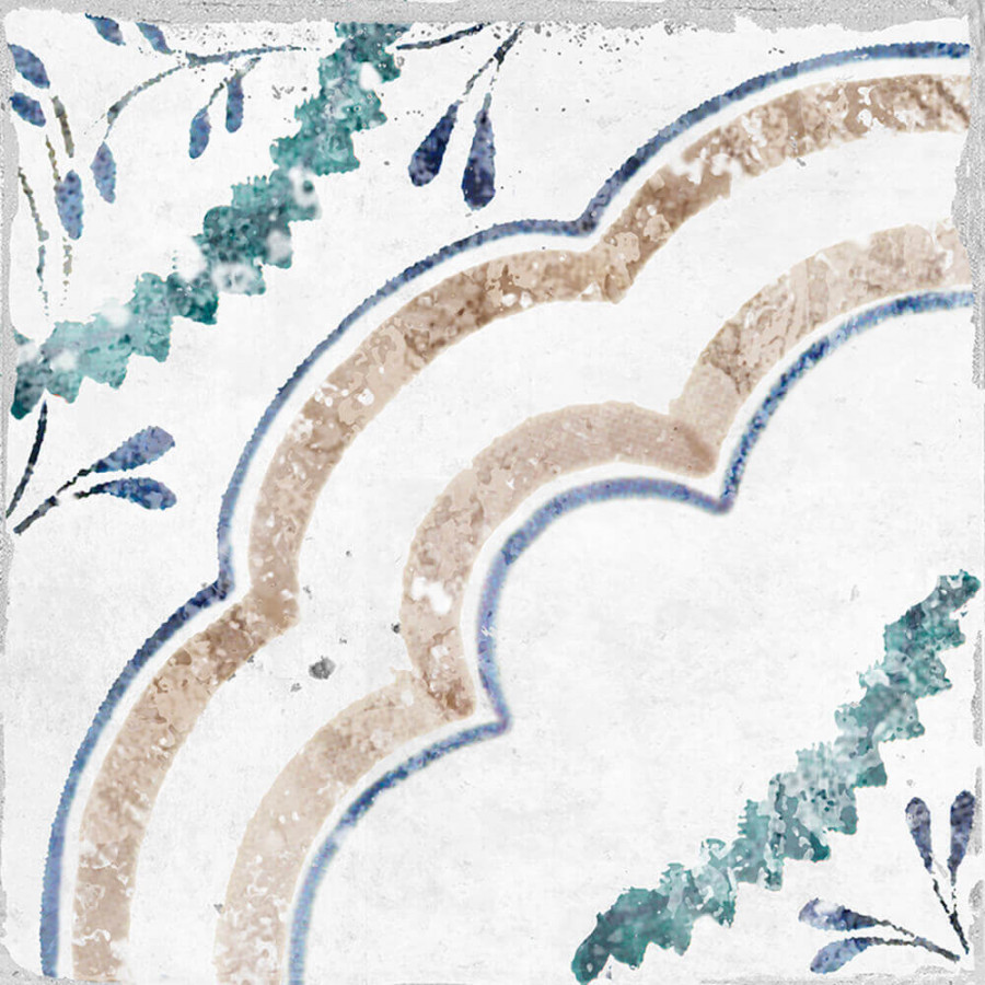 Керамогранит 15x15 8.5мм Florentina Ada сатинированная бежево-коричневый Nanda Tiles