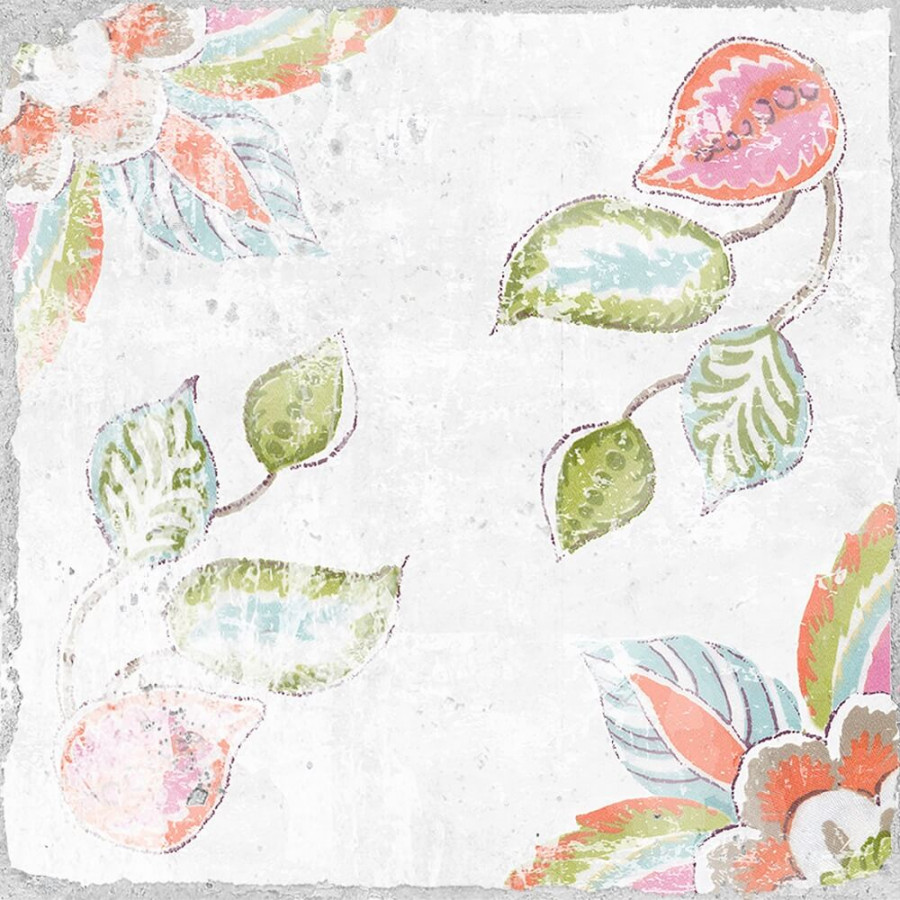 Керамогранит 15x15 8.5мм Florentina Daphne см 8мм сатинированная белый Nanda Tiles