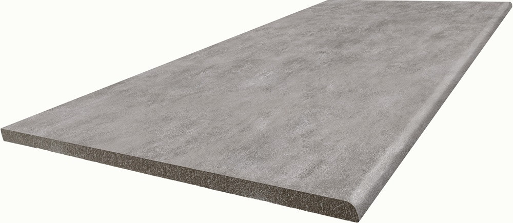Керамогранит ступень 120x33 14мм Multistep Concrete Marengo матовая New Tiles