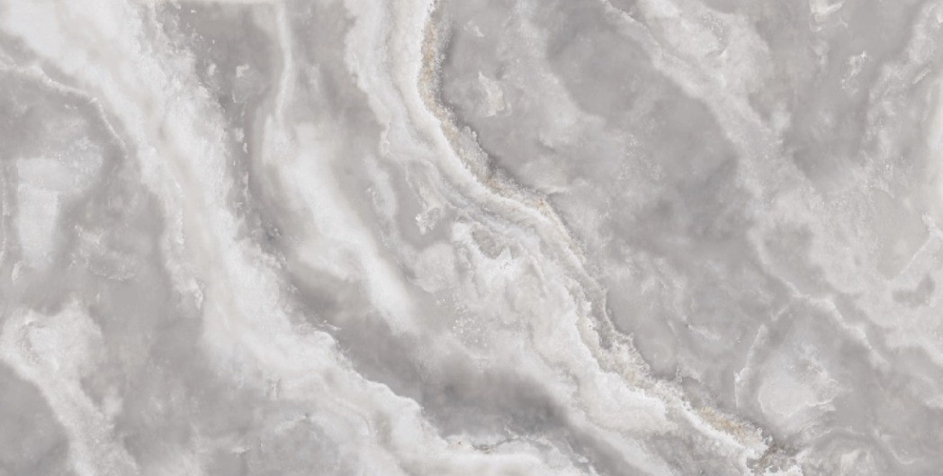 Керамогранит настенная 120x60 10мм Bridgetown Polished Silver Carving глянцевая Realistik