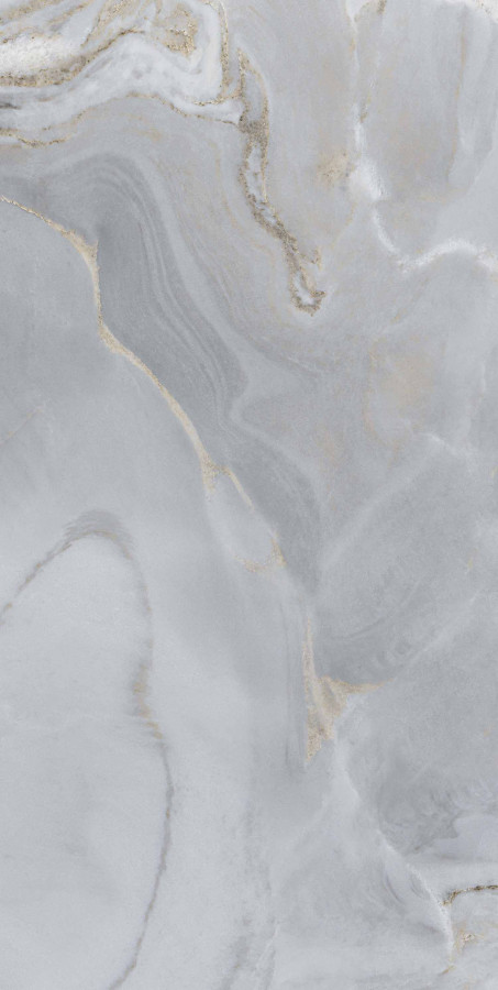 Керамогранит настенная 120x60 8мм Elite Onyx Light Grey Matt Carving матовая Realistik