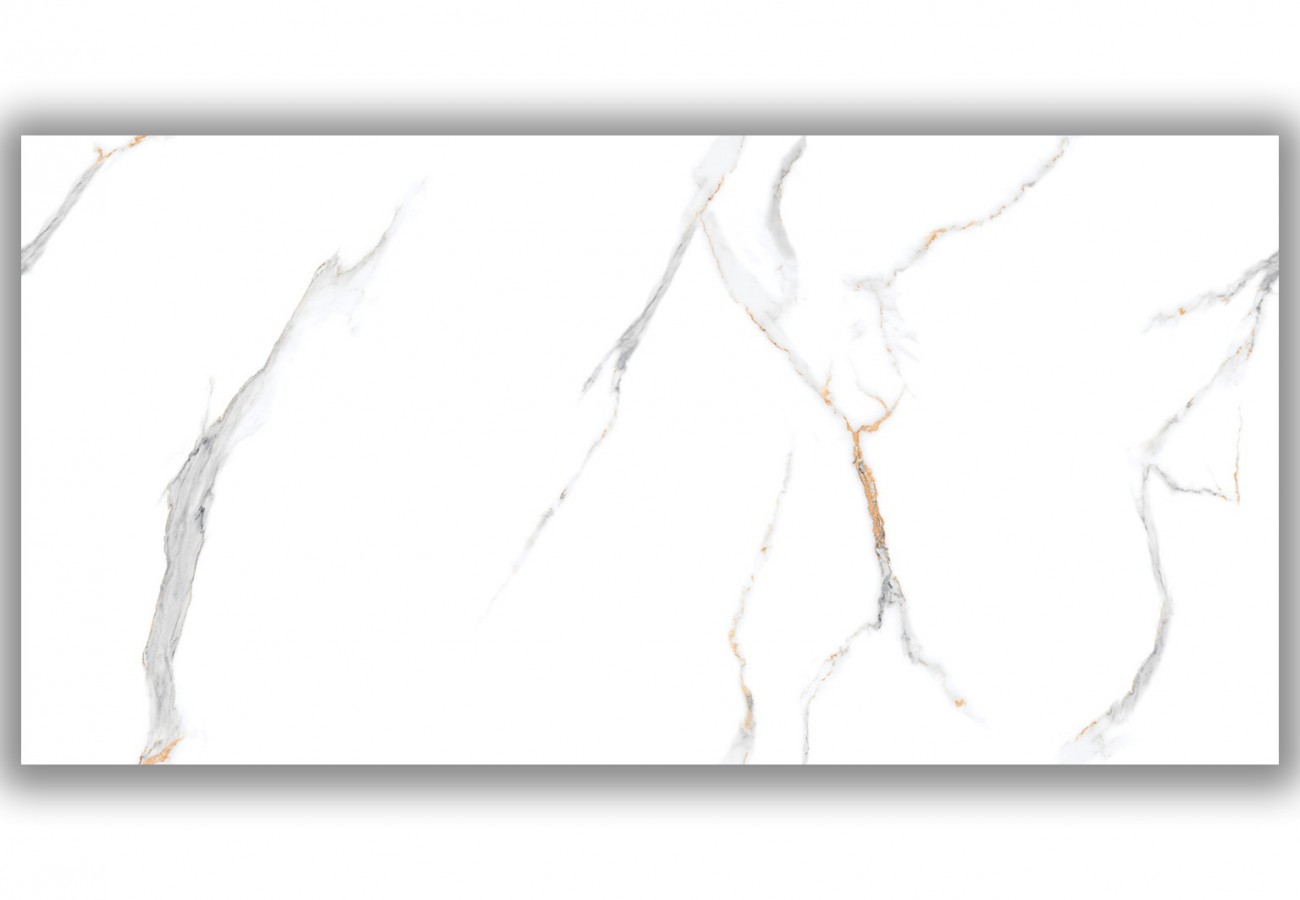 Керамогранит настенная 120x60 9мм Statuario Venato Satin матовая Realistik