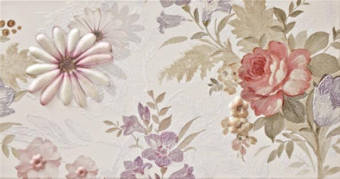 Керамический декор RCS000053 Balance Decorado Parnaso B Blanco 59x32 для стен матовая Rocersa