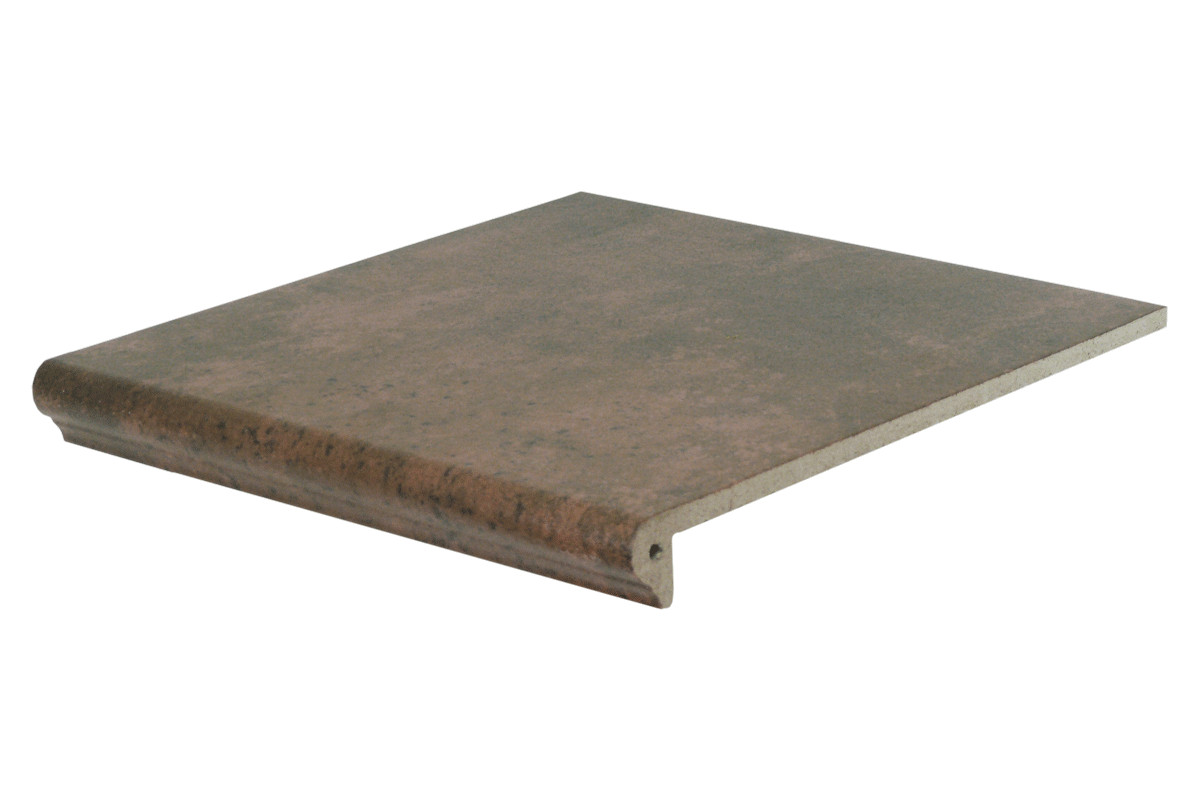 Керамогранит ступень 32x31 10мм Atrium Mocca Florentiner-Stufe матовая Westerwalder