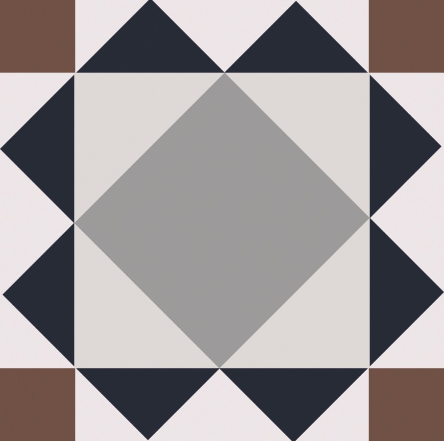 Керамогранит Эклектика Бристоль матовая 20x20 8мм Smile Tile