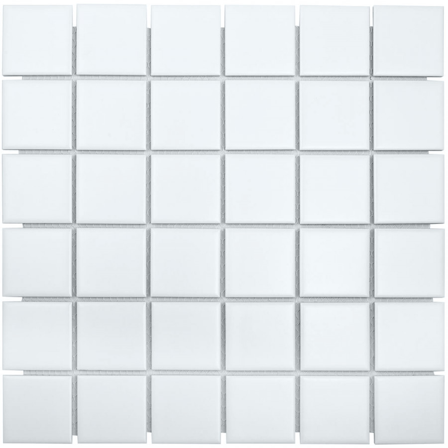 мозаика 31x31 6мм Staro White Matt матовая Starmosaic
