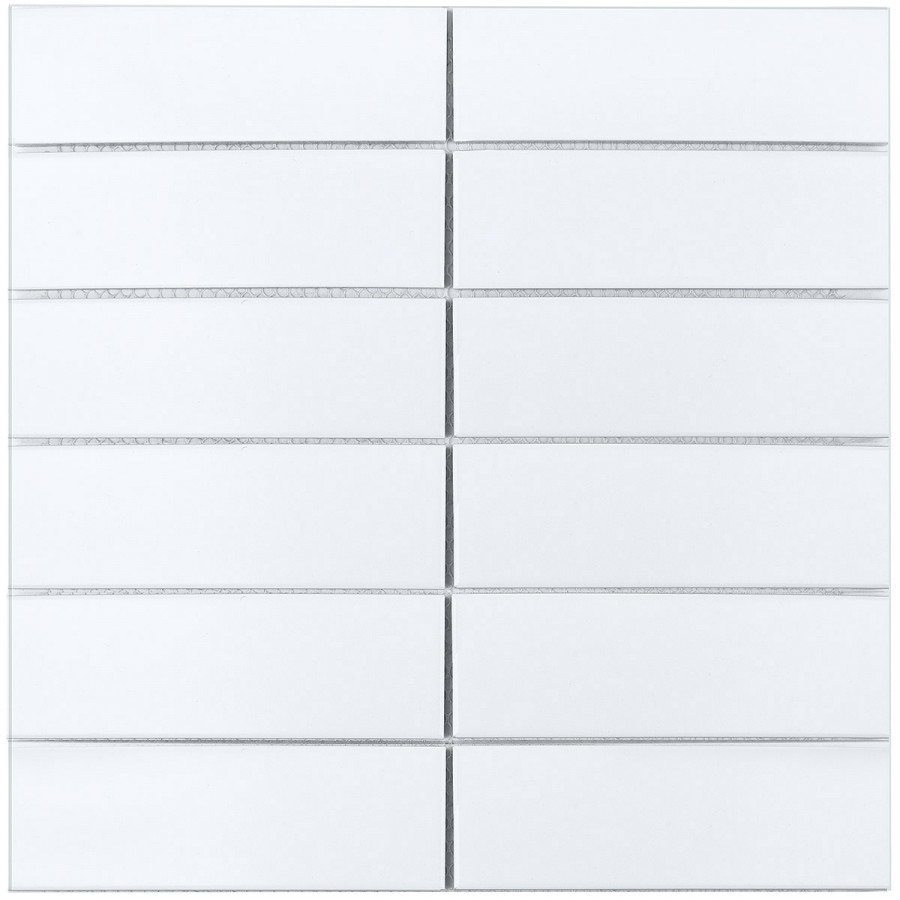 мозаика 30x30 6мм Brick & Metro White Matt матовая Starmosaic