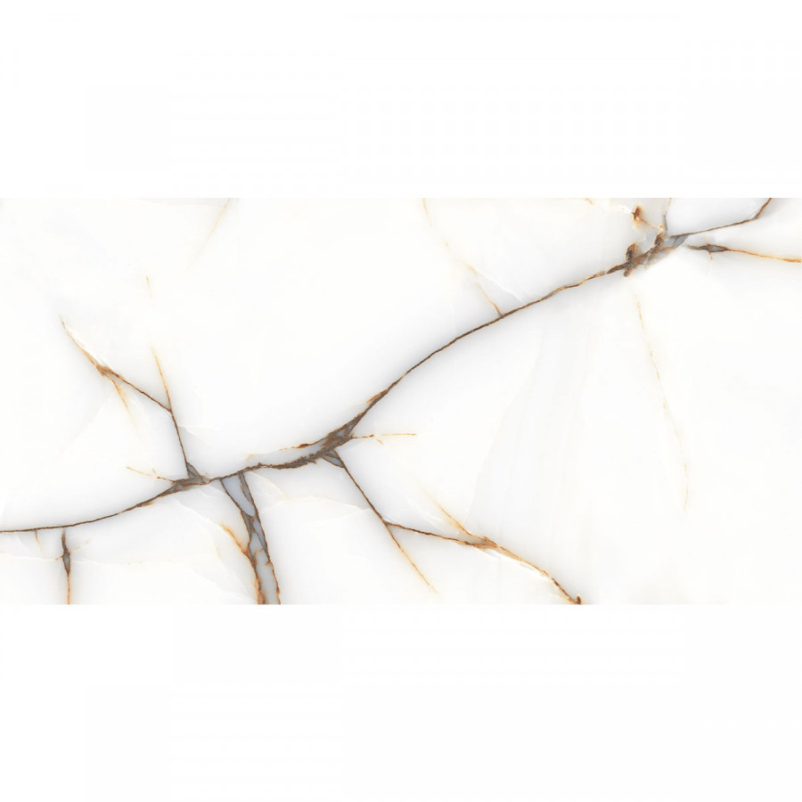 Керамогранит 120x60 8мм Palacio Crystal White Polished полированная Staro