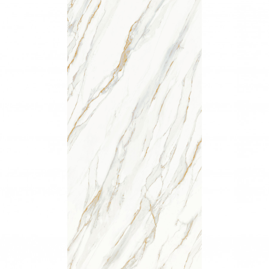 Керамический слэб 320x160 12мм Matt Calacata Gold Honed сатинированная Staroslabs